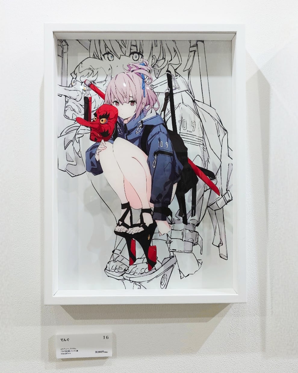 popman3580 アクリル額装入り複製原画 直筆サイン入り popman】☆直筆サイン入り☆展示作品16 ※受注商品 | ACG SHOP