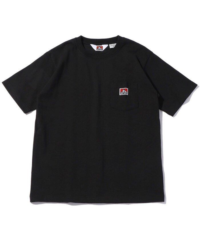 BEN DAVIS (ベンデイビス) ピスネーム ポケット 半袖Tシャツ (01)ブラック C-9580000