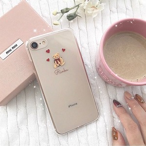 【ネーム入り】Petit Bearプチベア【クリアハードケース】H09