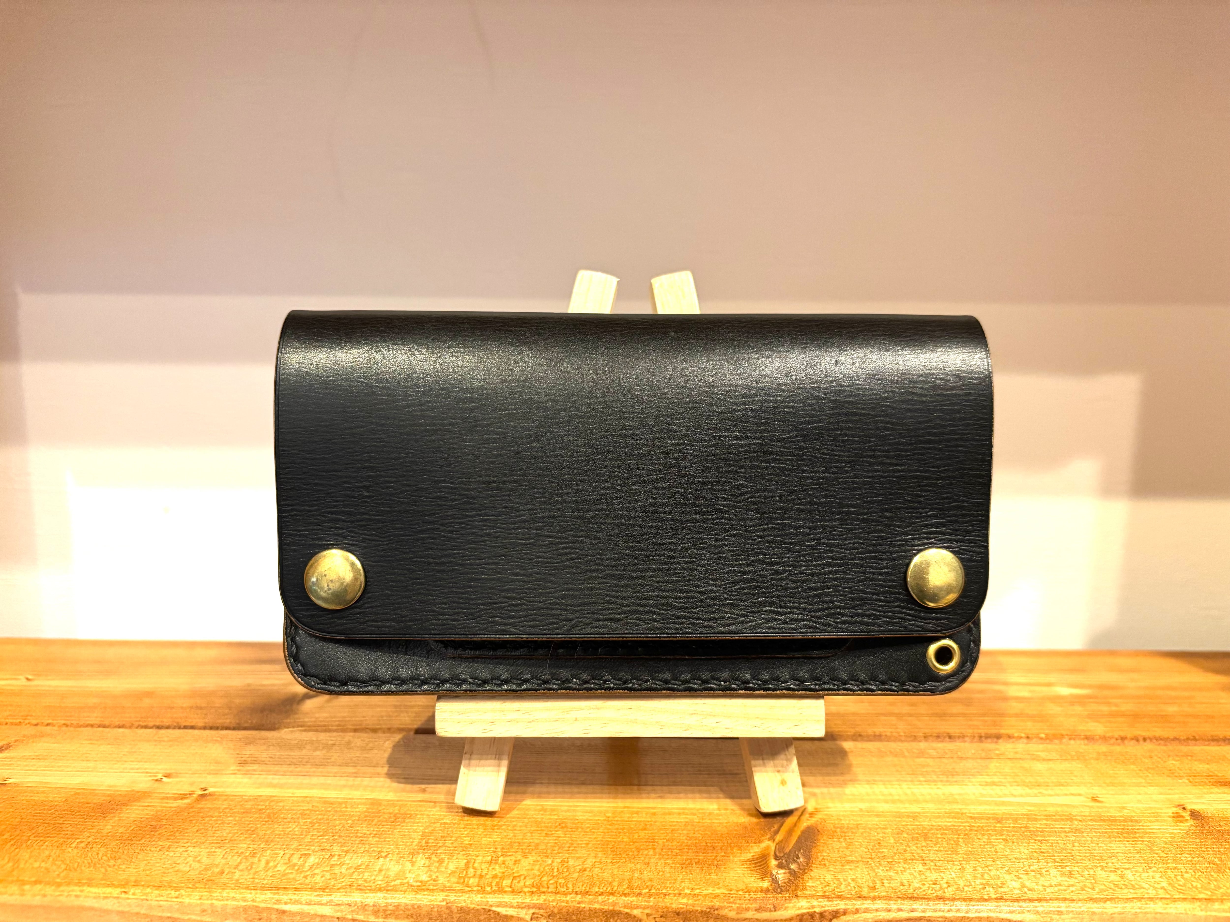 トラッカーウォレット TW03-BK ブラック 財布 長財布 | ashitae