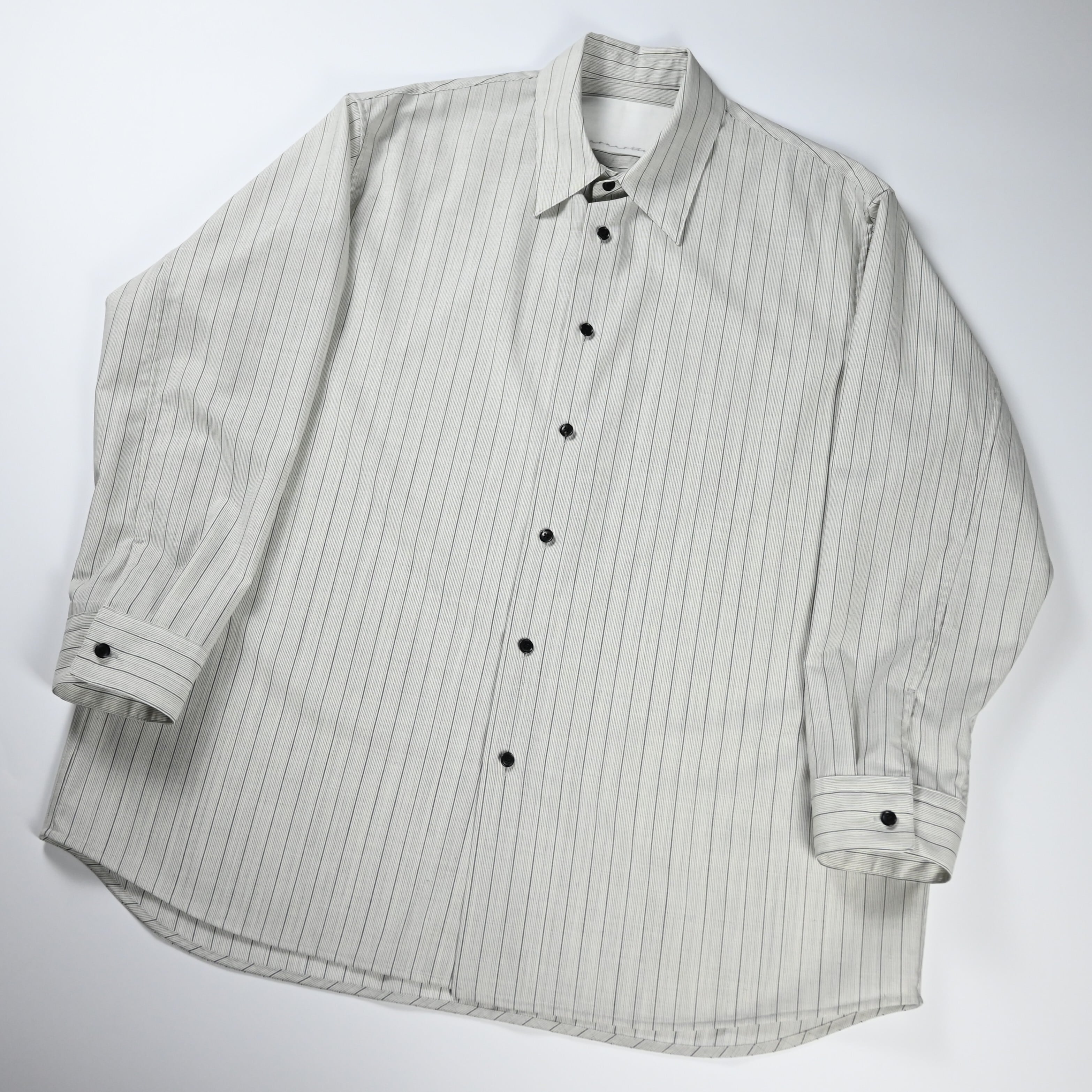 nonnotte oversized shirt off × ivory Nonnotte / Oversized Shirt | GANKO