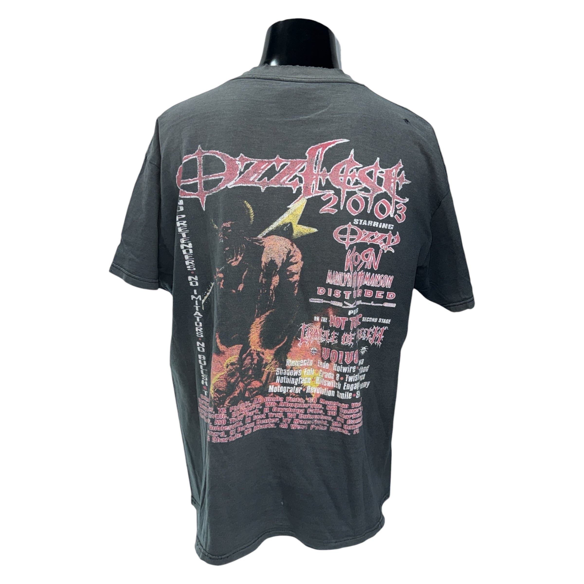 OZZ FEST / オズフェスト 2003 Tシャツ（00s）オジーオズボーン OZZY OSBOURNE】オジーオズボーン 