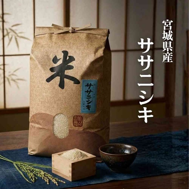 送料無料！令和7年産 宮城県産 笠原さんのササニシキ 10kg お米 宮城 美味しい おいしいお米 おこめ 5キロ 10キロ 精米 国産米