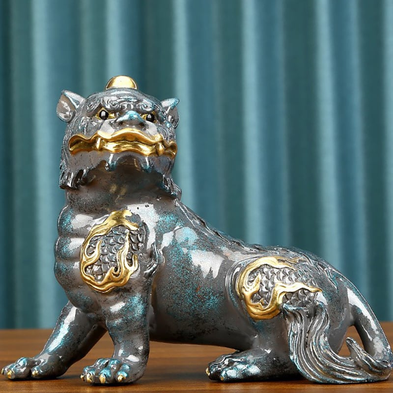 風水 置物 オブジェ ゴールド 金 黄金 水晶玉 幸運 開運 浄化 幸運