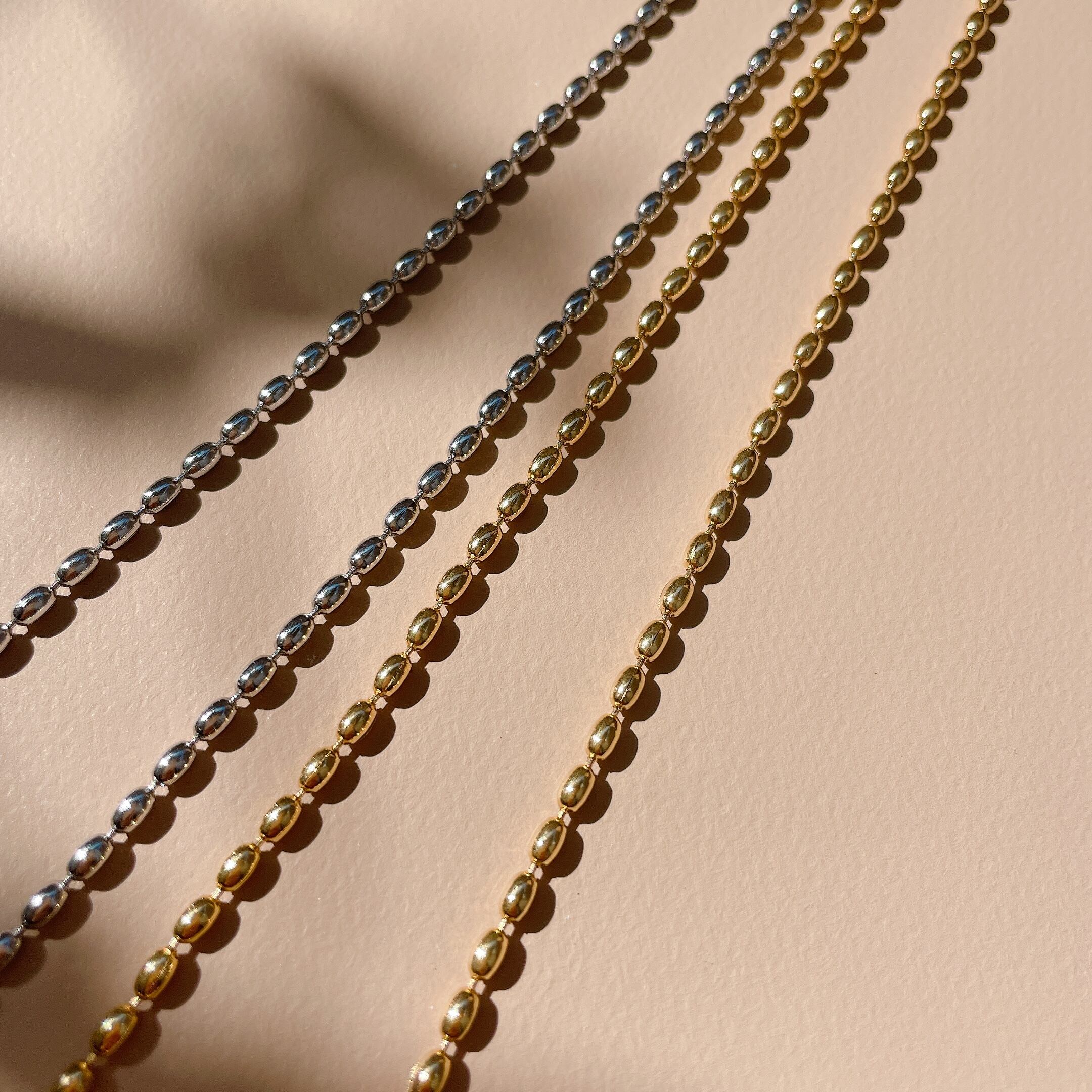 ステンレスつぶつぶネックレス | HOTARU