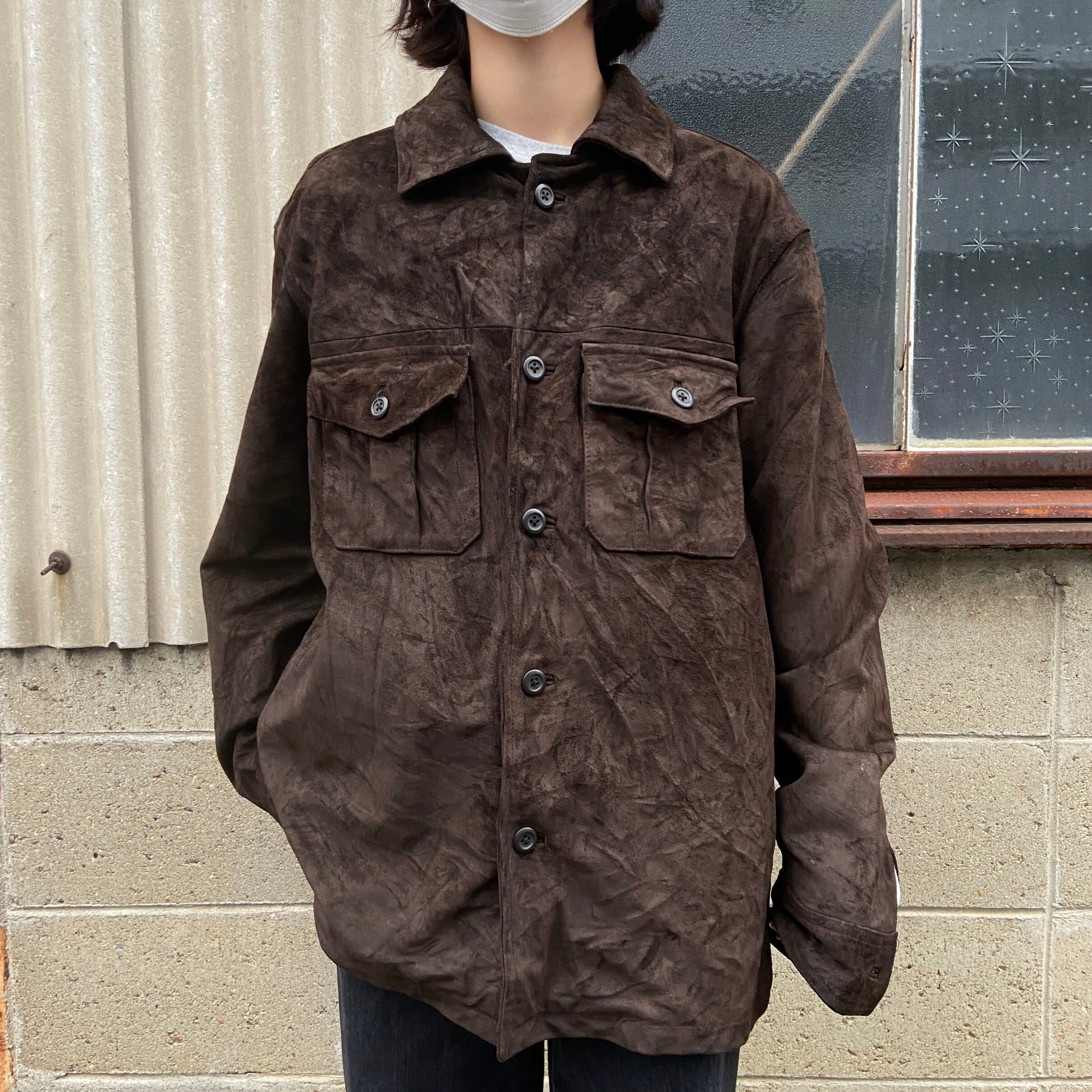 OLDGAP  オールドギャップ　レザー　スウェード　hn