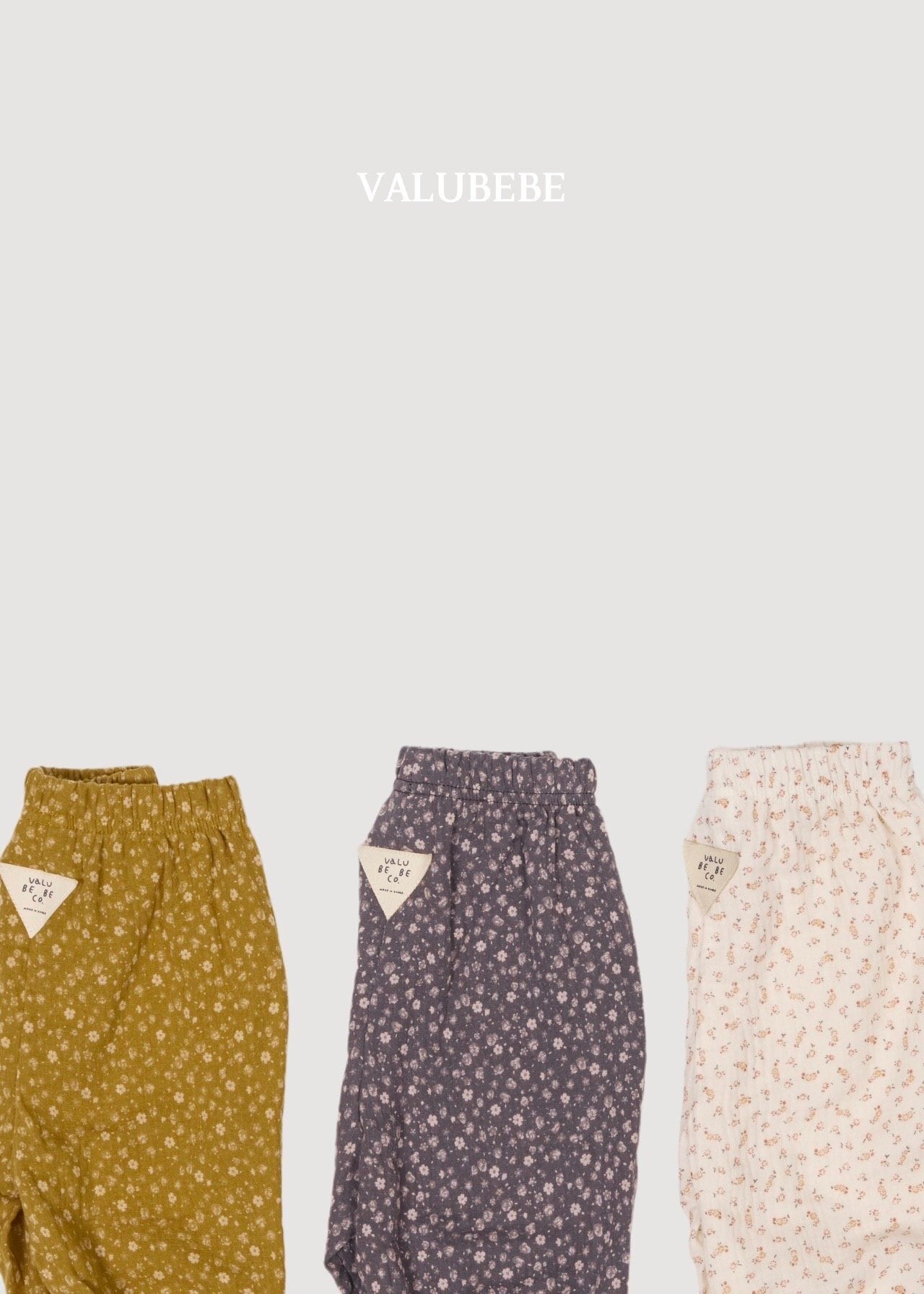 送料無料【予約】/ autumnエンボパンツ（フラワー） /valubebe