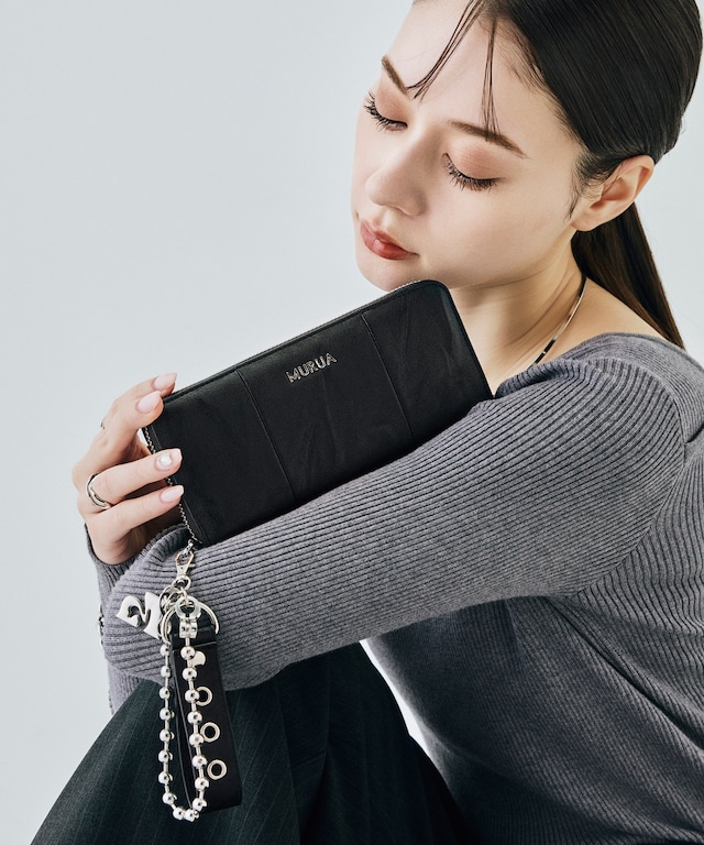 MURUA : ROUND FASTENER LONG WALLET MR-W1401 MURUA : ROUND FASTENER LONG WALLET MR-W1401