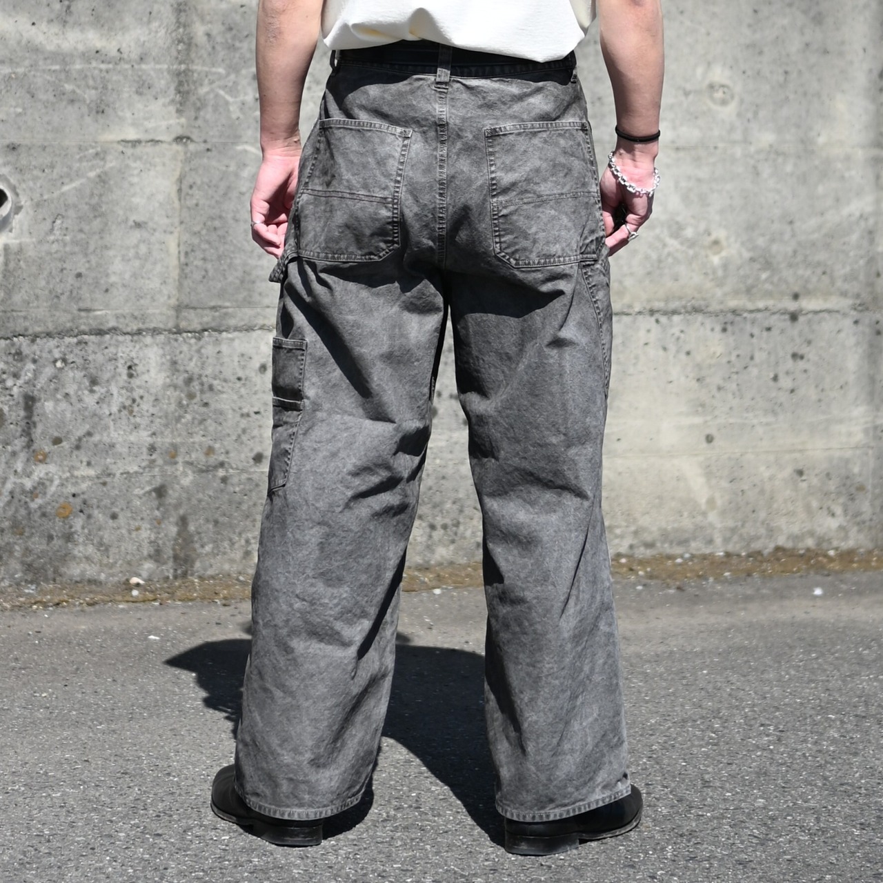 BOWBOW(バウワウ）レーヨンチェックシャツ,ANACHRONORM(アナクロノーム)PIGMENT DYED DUCK PAINTER PANTS