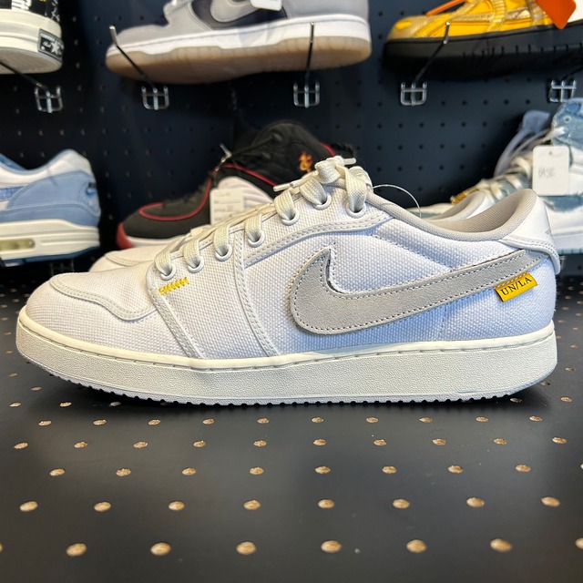 UNION × Nike Air Jordan 1 Low KO "White Canvas" US10.5/28.5cm