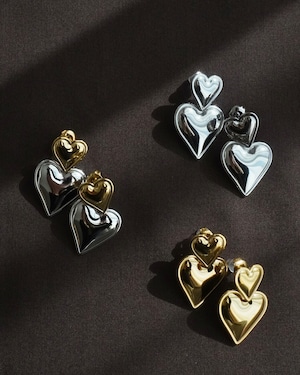 Double Glow Heart Pierce (3 colors)