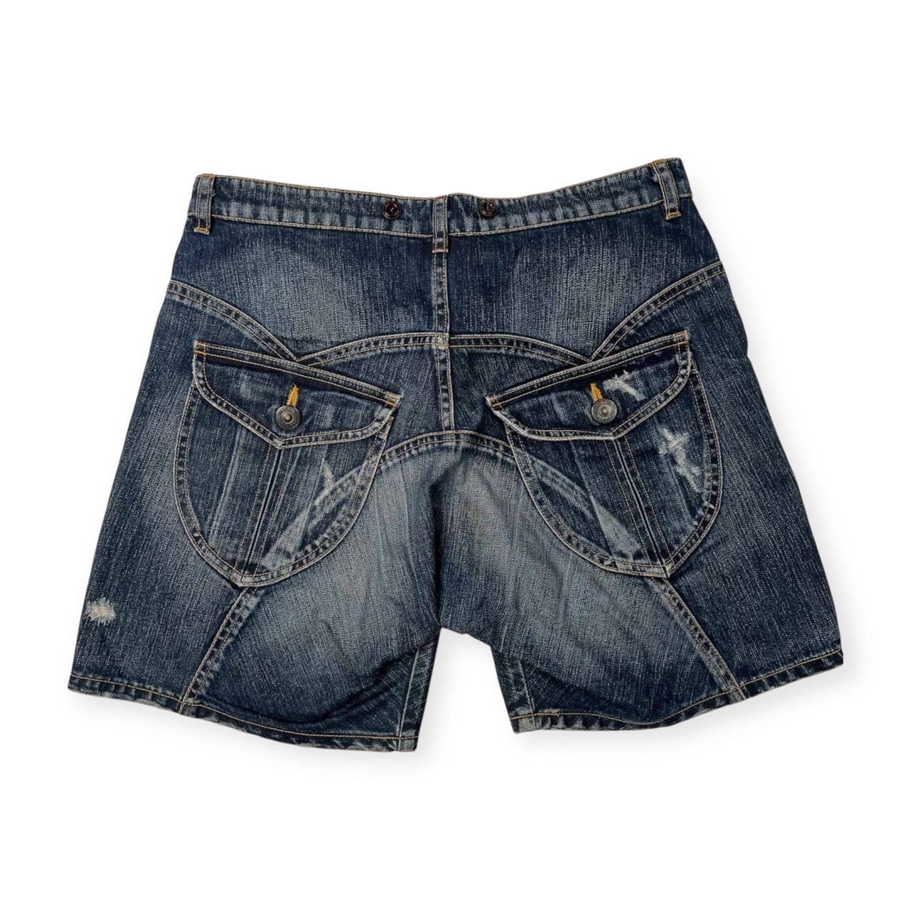 sunao kuwahara スナオクワハラ 加工 デニム ショーツ ハーフパンツ ショートパンツ サイズ M