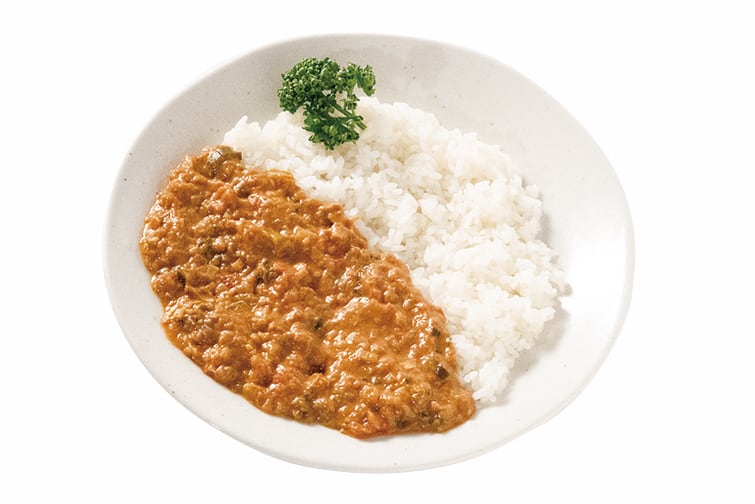 かつおと九条ねぎのまろやかキーマカレー