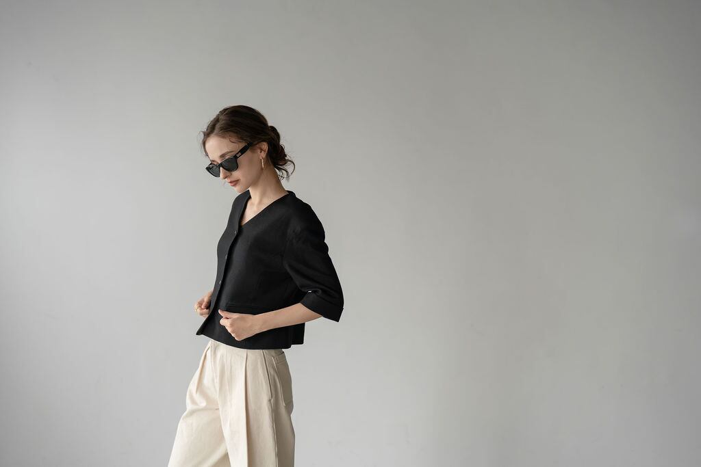 Original Tweed peplum tops | Bluelea 新品未使用タグ付♡Bluelea