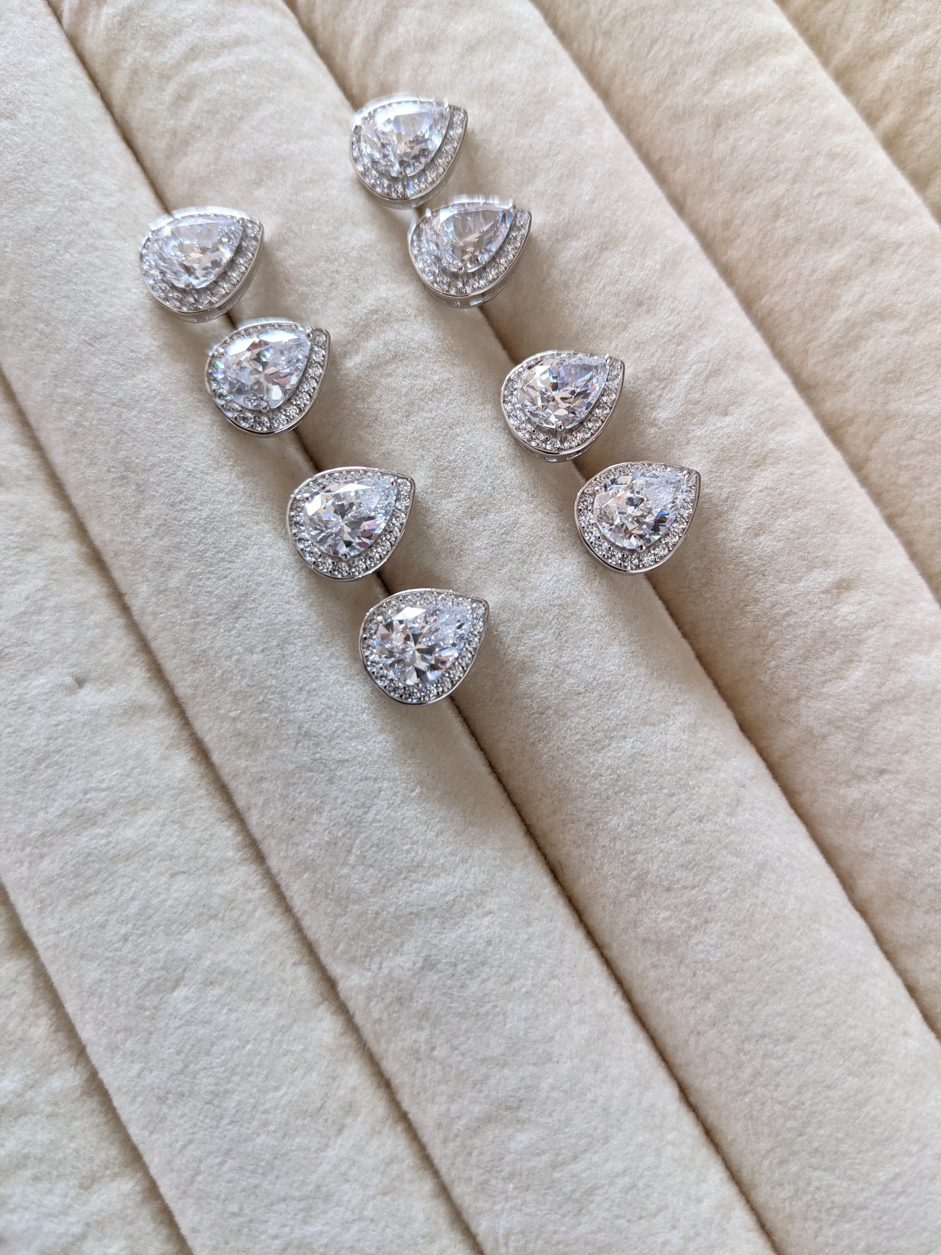 再入荷♡最高級ソナダイヤモンド&人工ピンクサファイア パヴェ