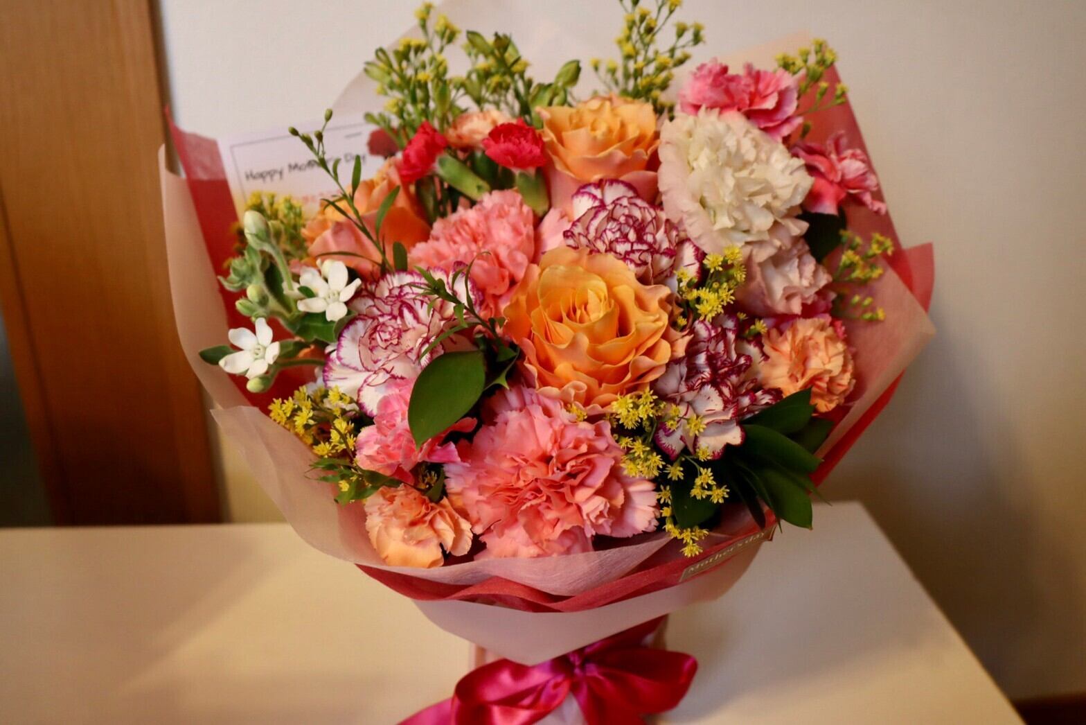 そのまま飾れる、母の日スペシャルブーケ