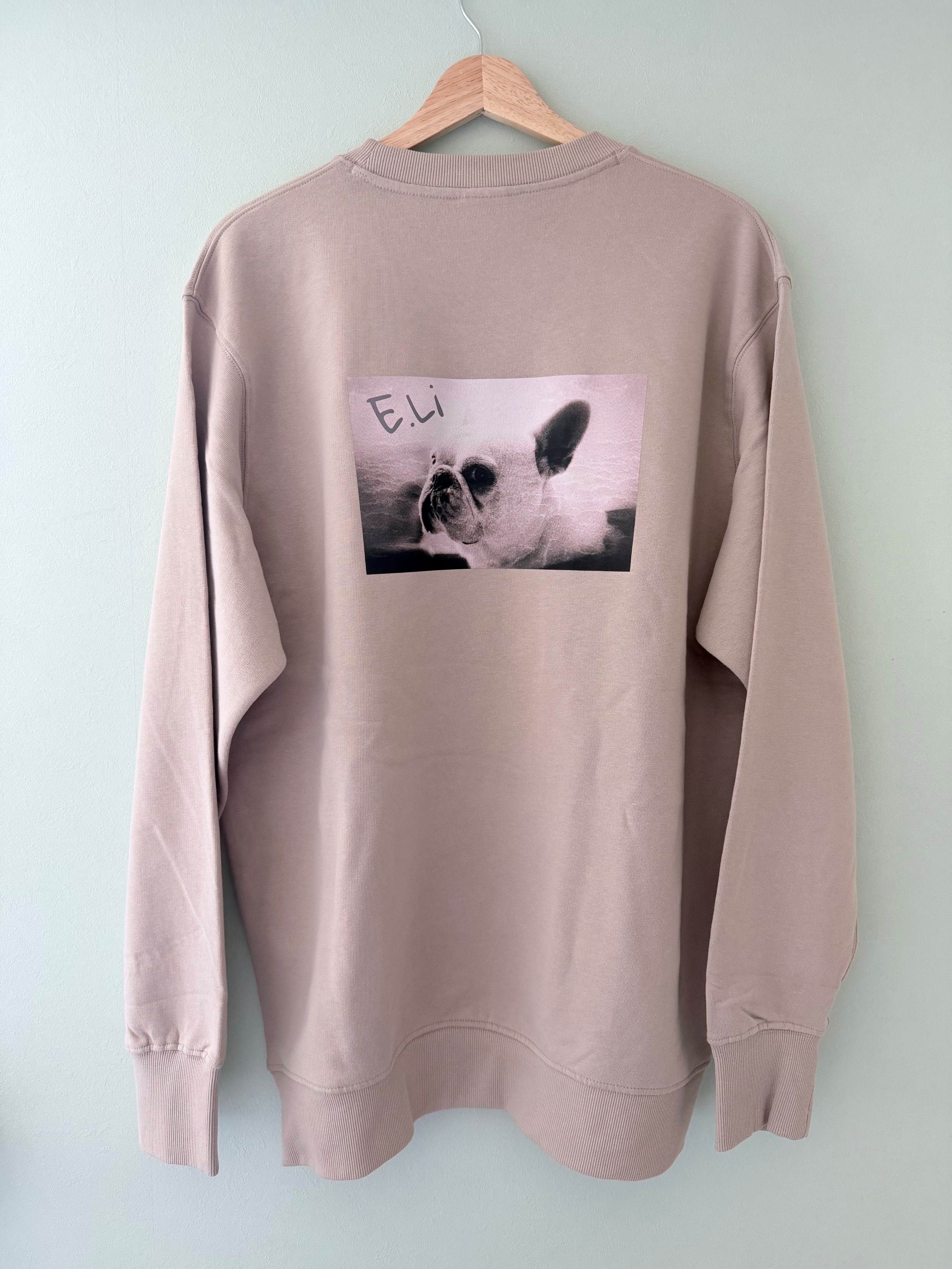Pause a while / Organic Cotton Sweat / ミルキーグレー/ユニセックス