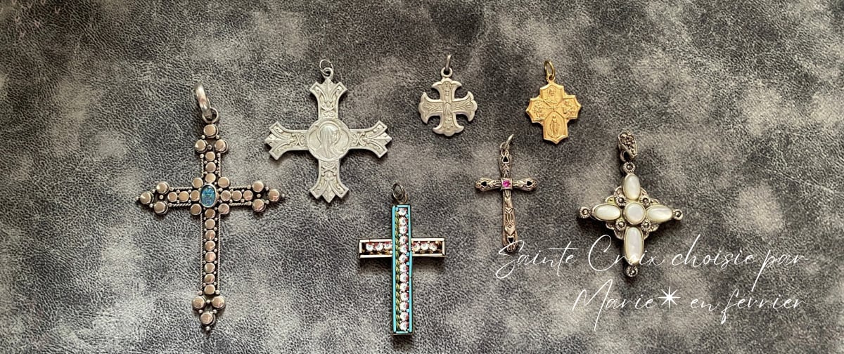 Antique medaille Mary