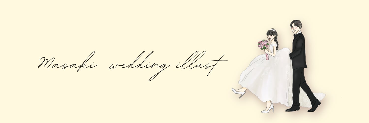 Masaki_ Wedding illust