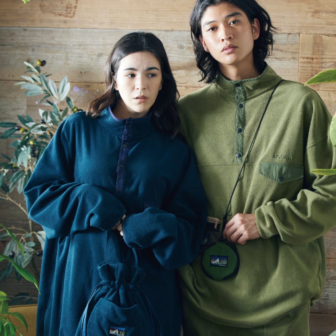 ヘンリーネックプルオーバー