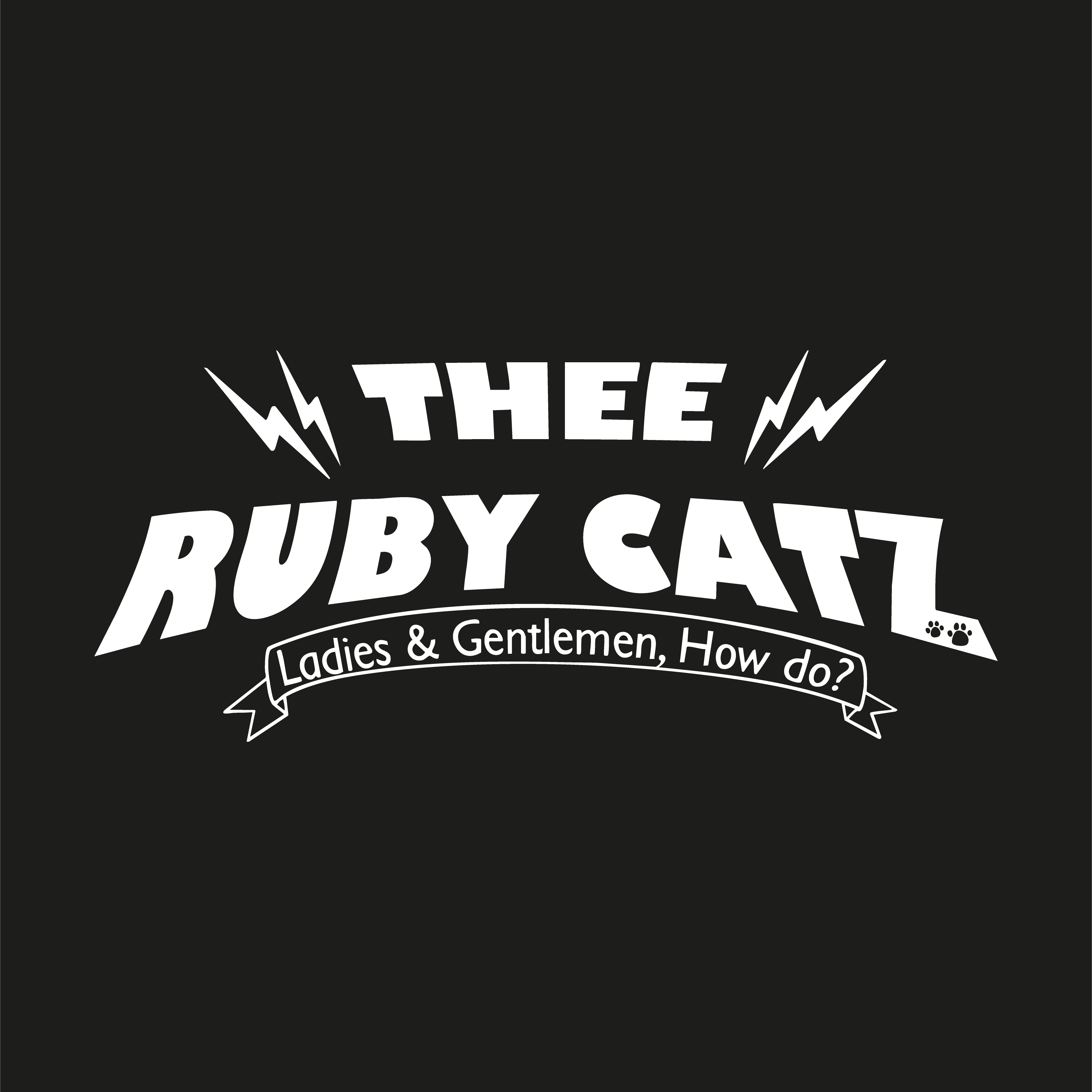THEE RUBY CATZ ザルビーキャッツ ツアー Tシャツ Mサイズ 黒 THEE RUBY CATZ ONLINE SHOP