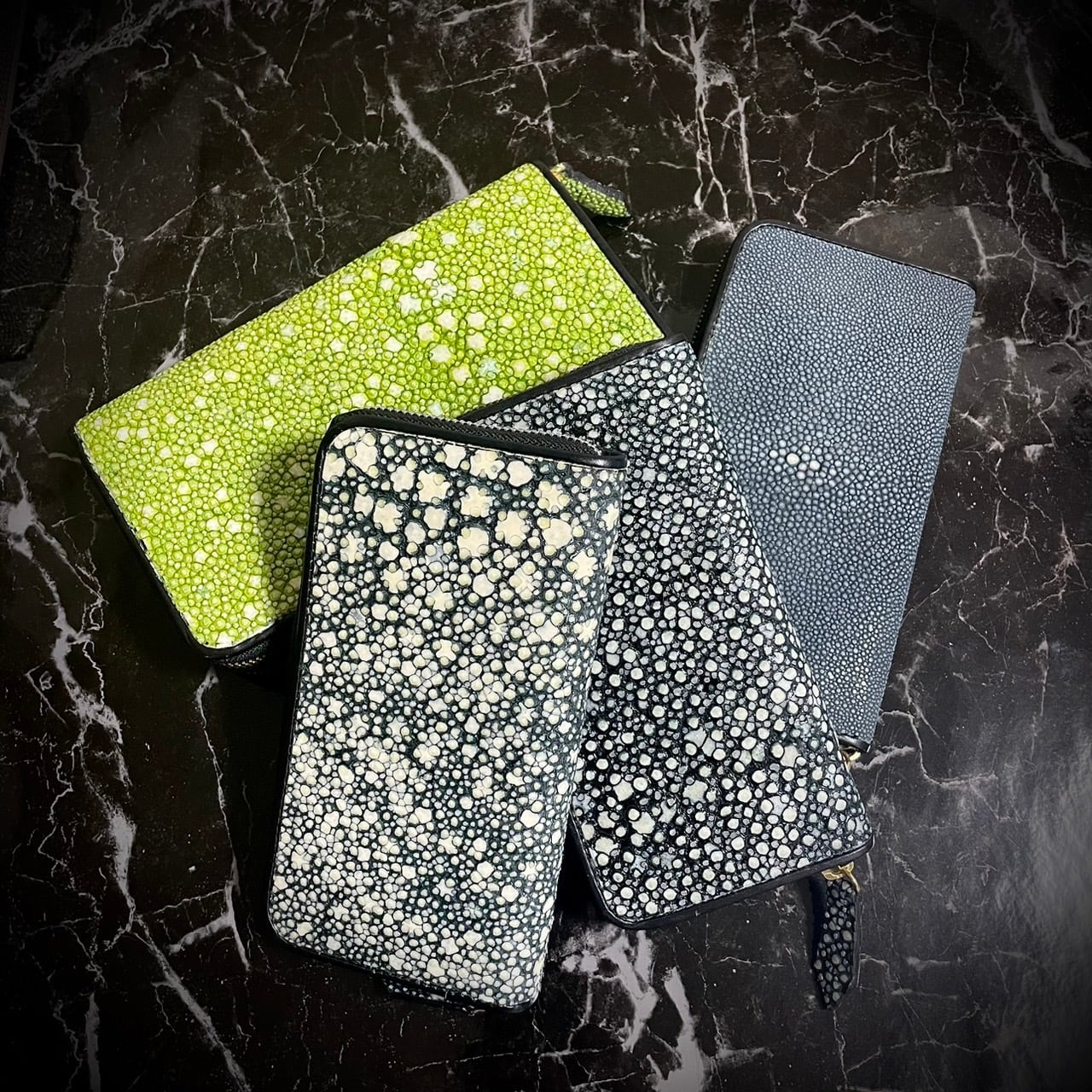 VALLGO Leather Shop クロコダイル ガルーシャ 財布