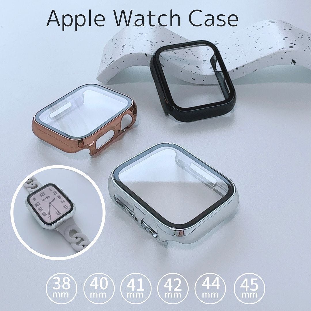 Apple Watch カバー キラキラ アップルウォッチ用 ステンレスバンド 