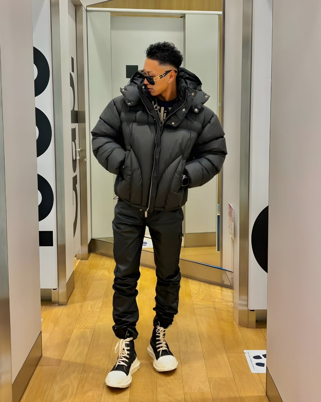 身長175cm65kg Lサイズ着用