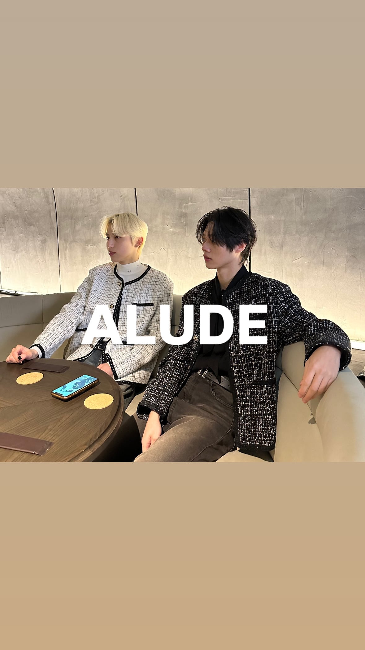 【ALUDE】韓国メンズファッション