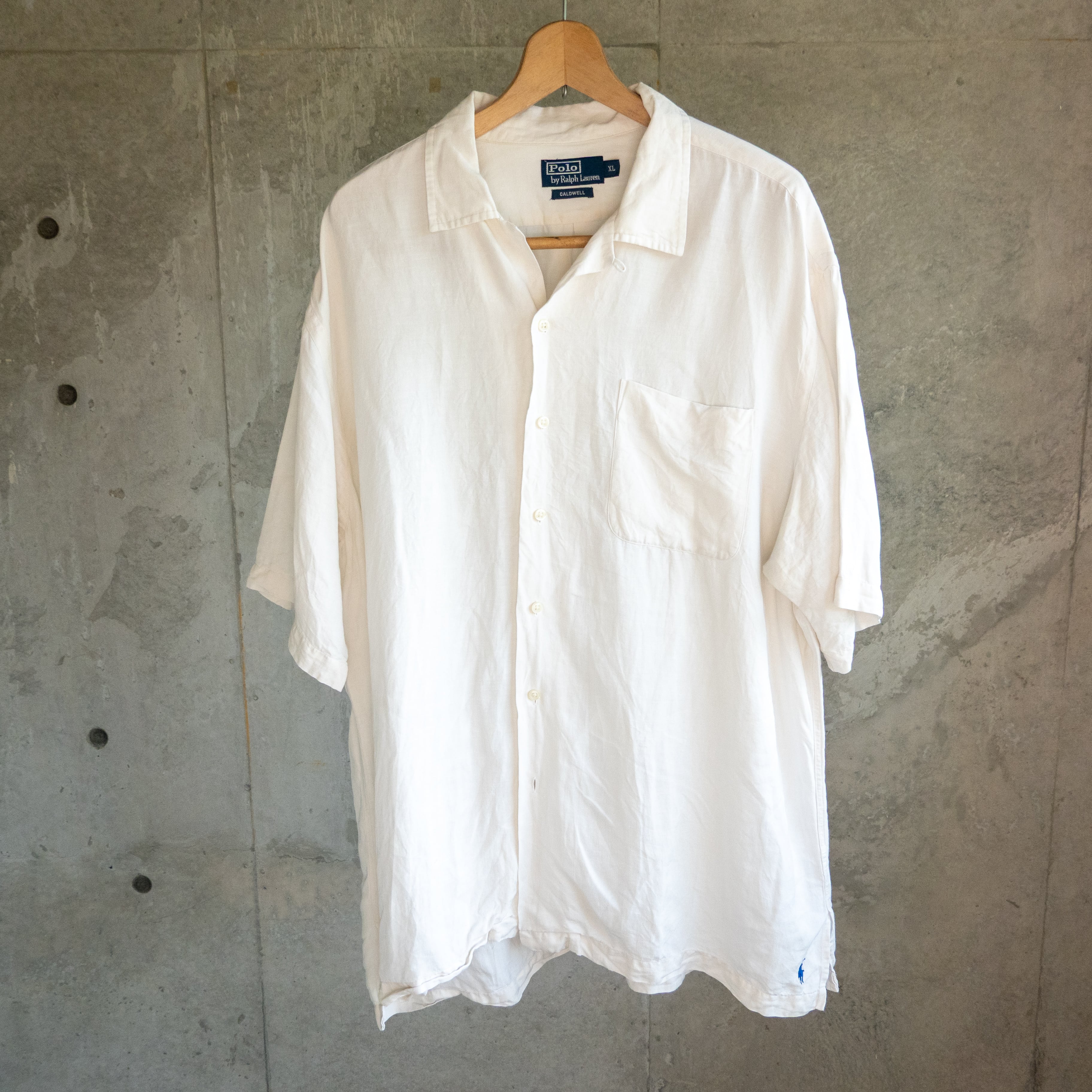 1990’s Polo by Ralph Lauren open collar shirt CALDWELL