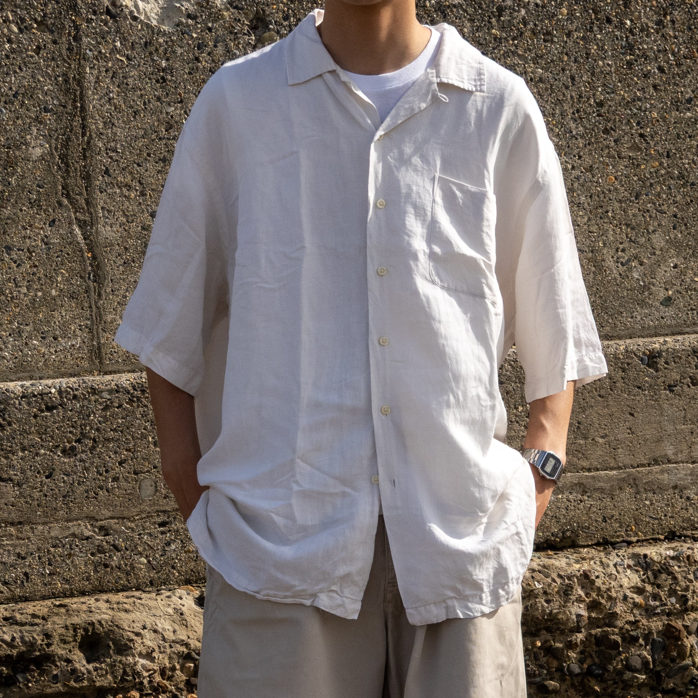 1990’s Polo by Ralph Lauren open collar shirt CALDWELL