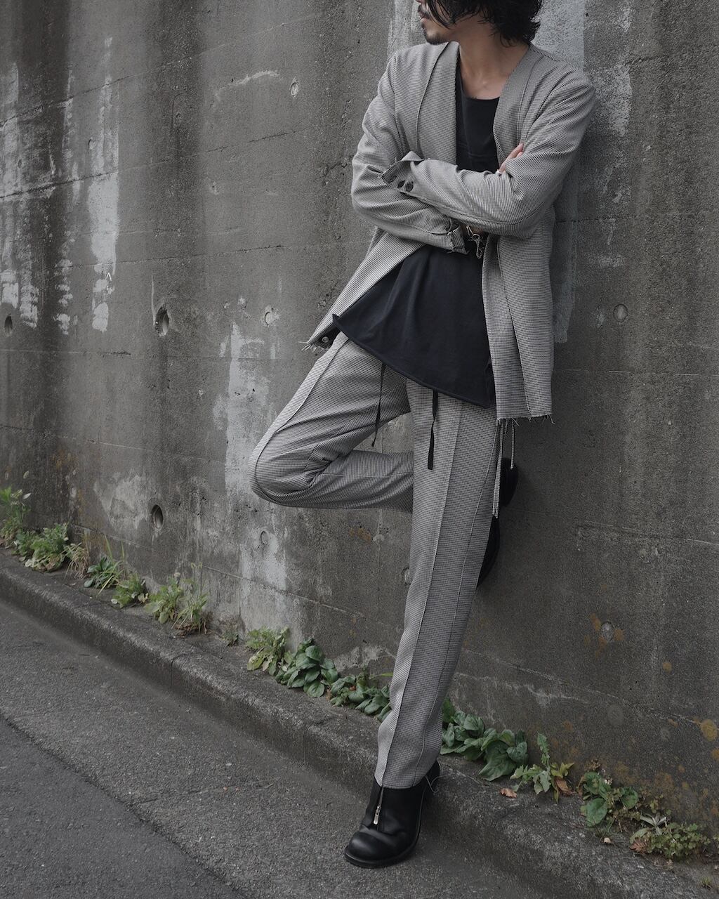 新品】ASKYY / LAYERED ぶち BOMBER JACKET / 新品】ASKYY / LAYERED ぶち BOMBER JACKET /