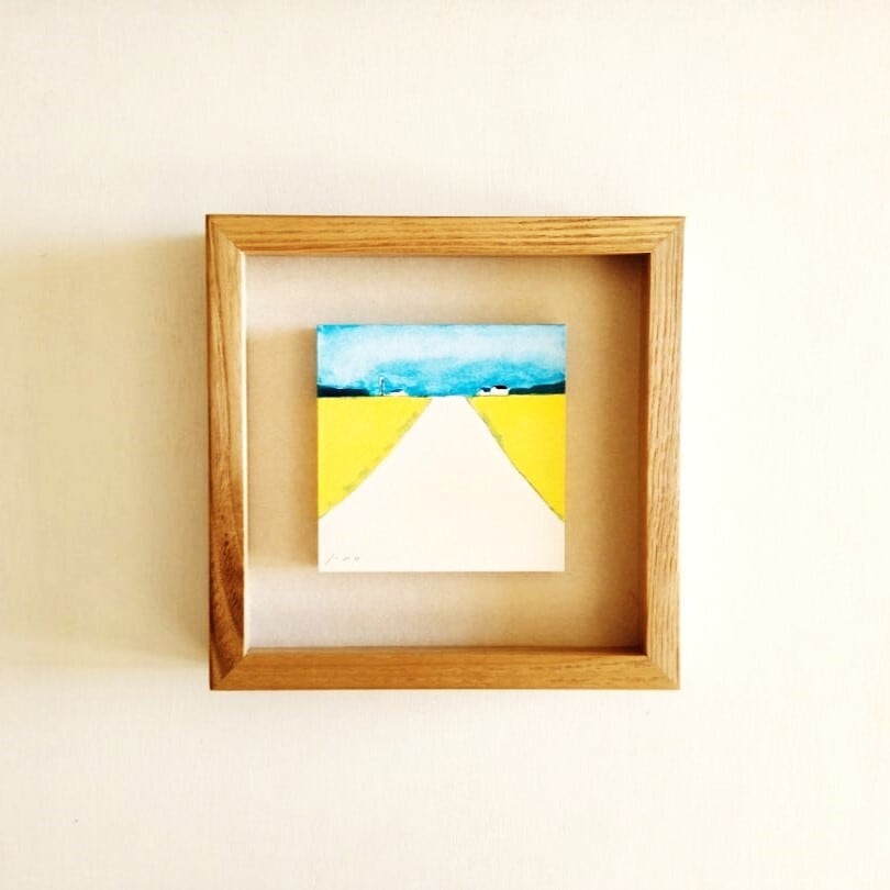 絵画・額縁 付き / やや傷や汚れあり 絵と額縁 naokamimura | 額縁かどかど