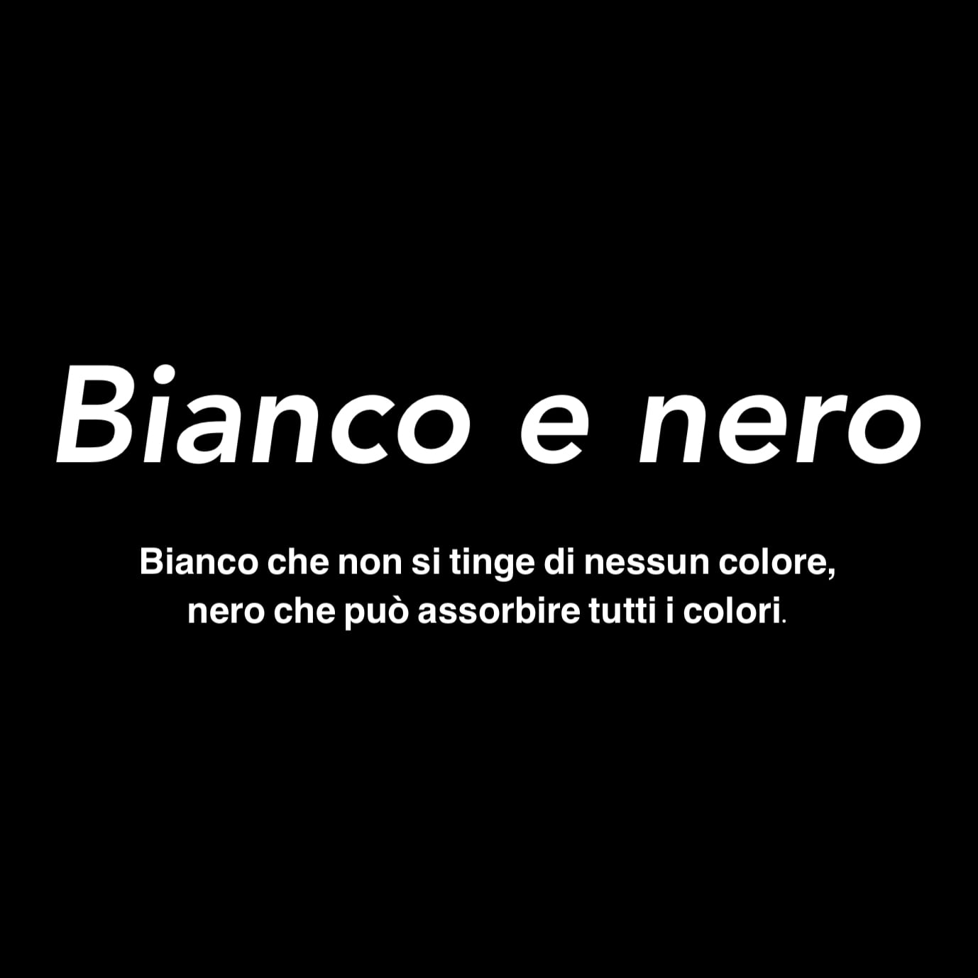 Bianco e nero