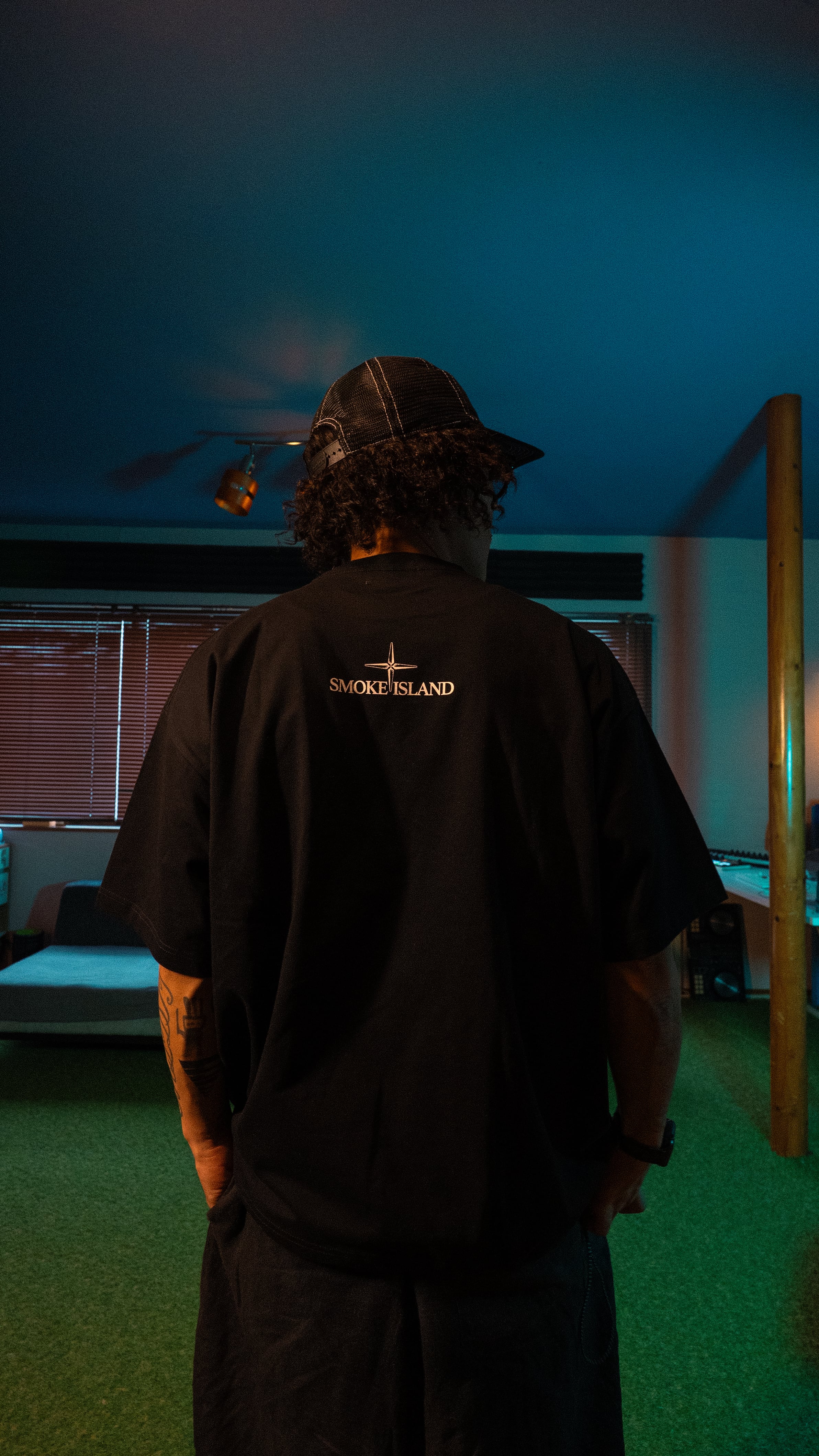 SMOKE ISLAND Relax Fit Jersey T-Shirt