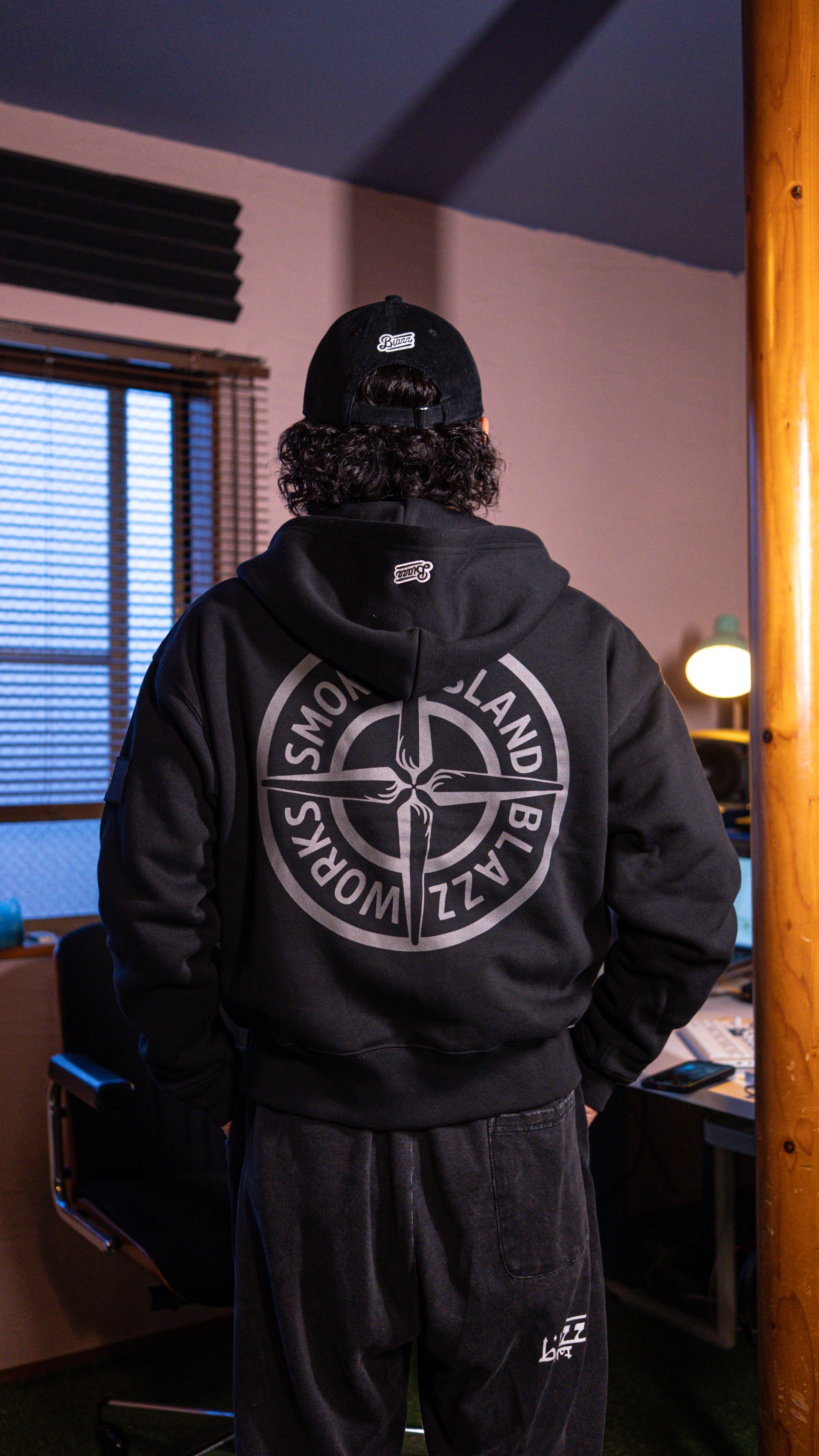 SMOKE ISLAND Zip-Up Hoodie