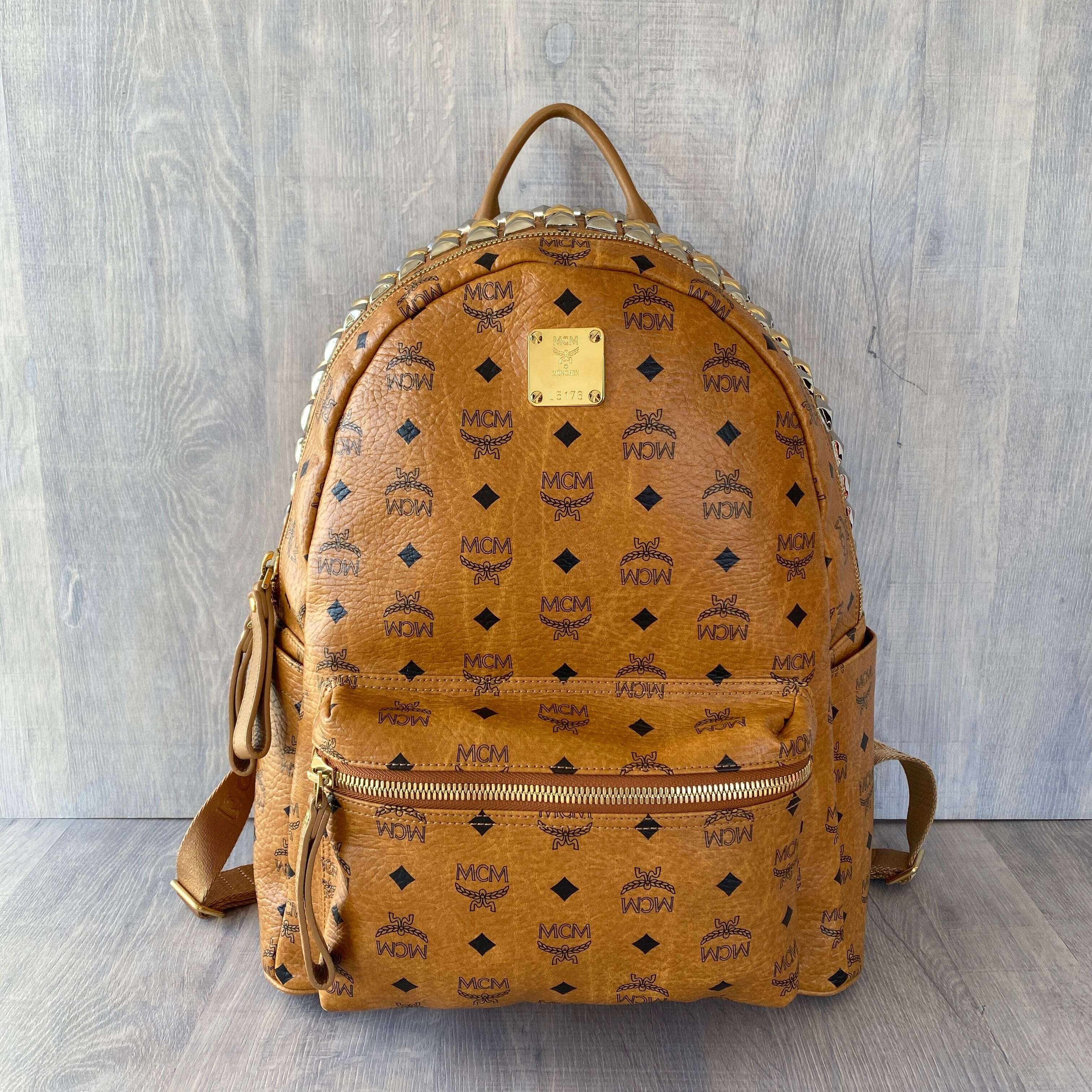 MCM Stark Side Studded Backpack VISETOS