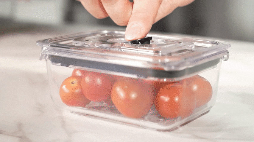 ワンタッチで強力密閉！