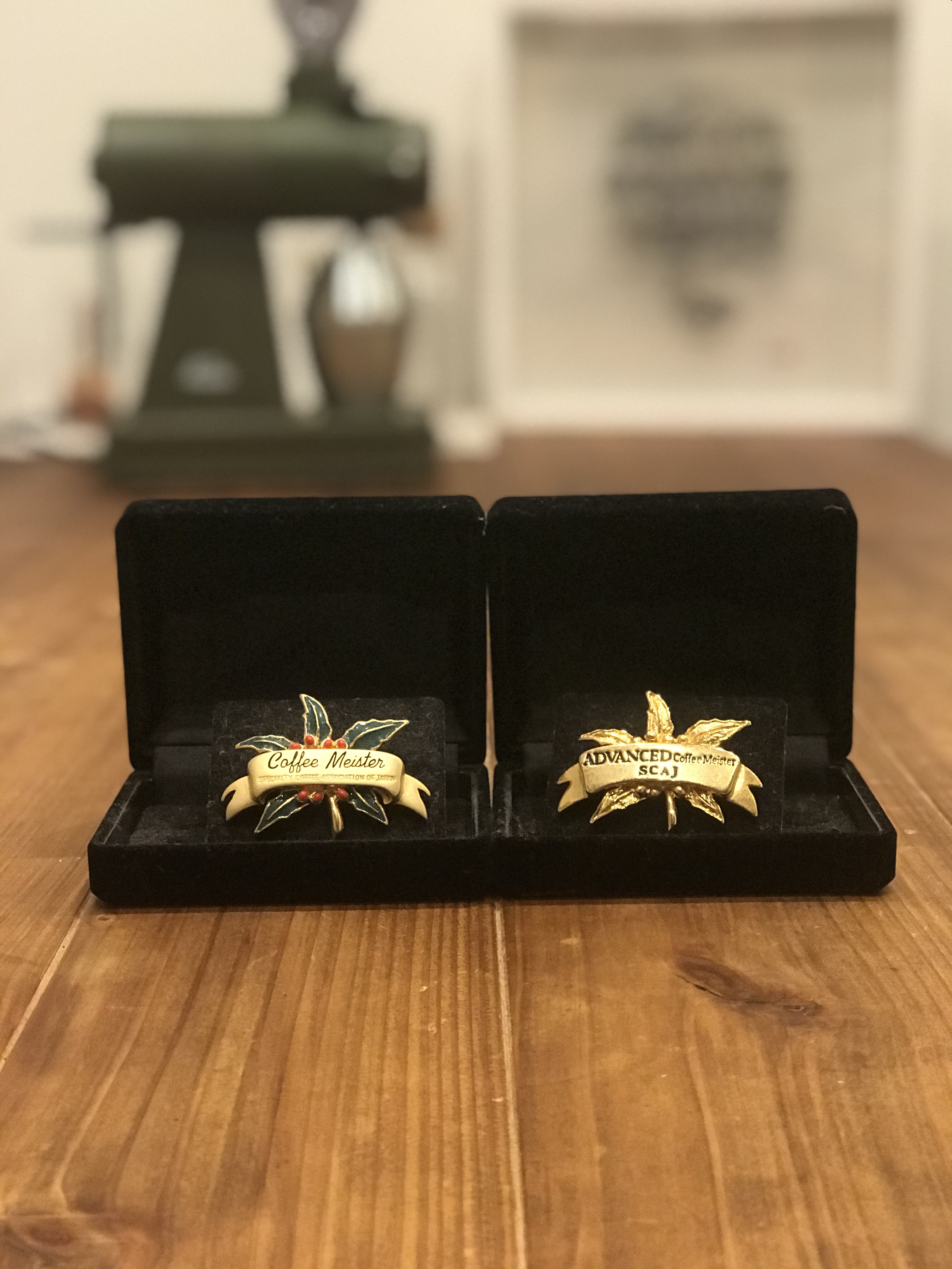 SCAJアドバンスドコーヒーマイスターバッジ 珈琲焙煎のページ 