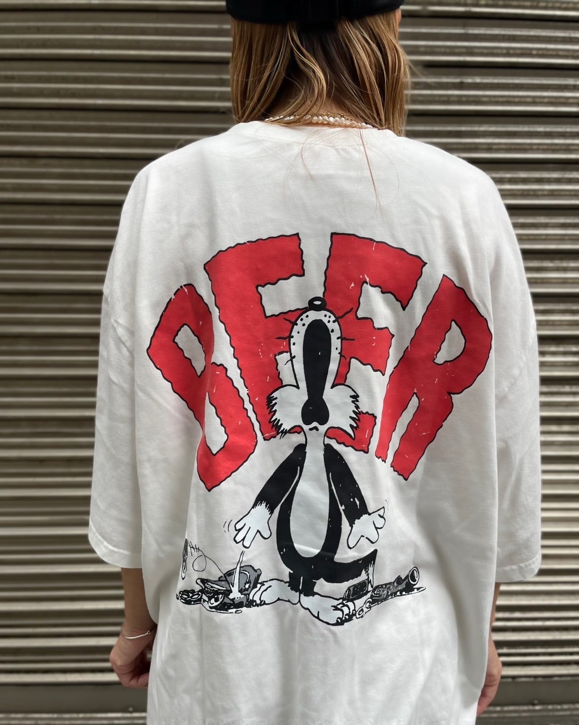 calm beer print pigment tee <2color>