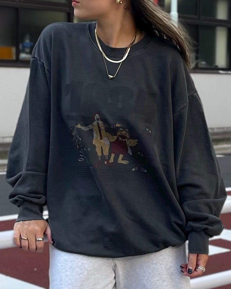 calm '1984' vintage like pigment sweat shirt