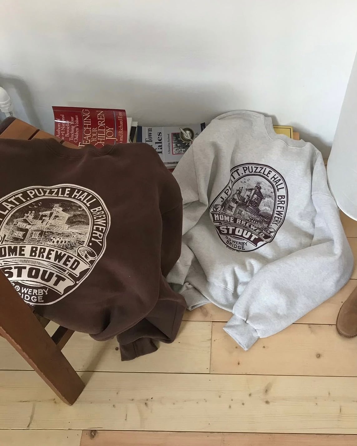 calm oversized circle print sweat shirt <2color>