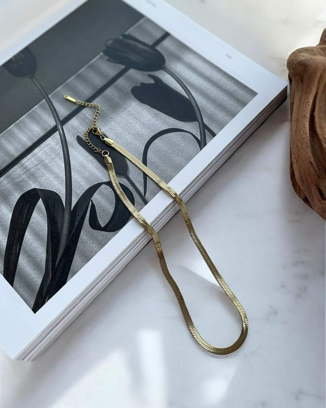 【Erin&Emma × calm】collaboration snakechain necklace