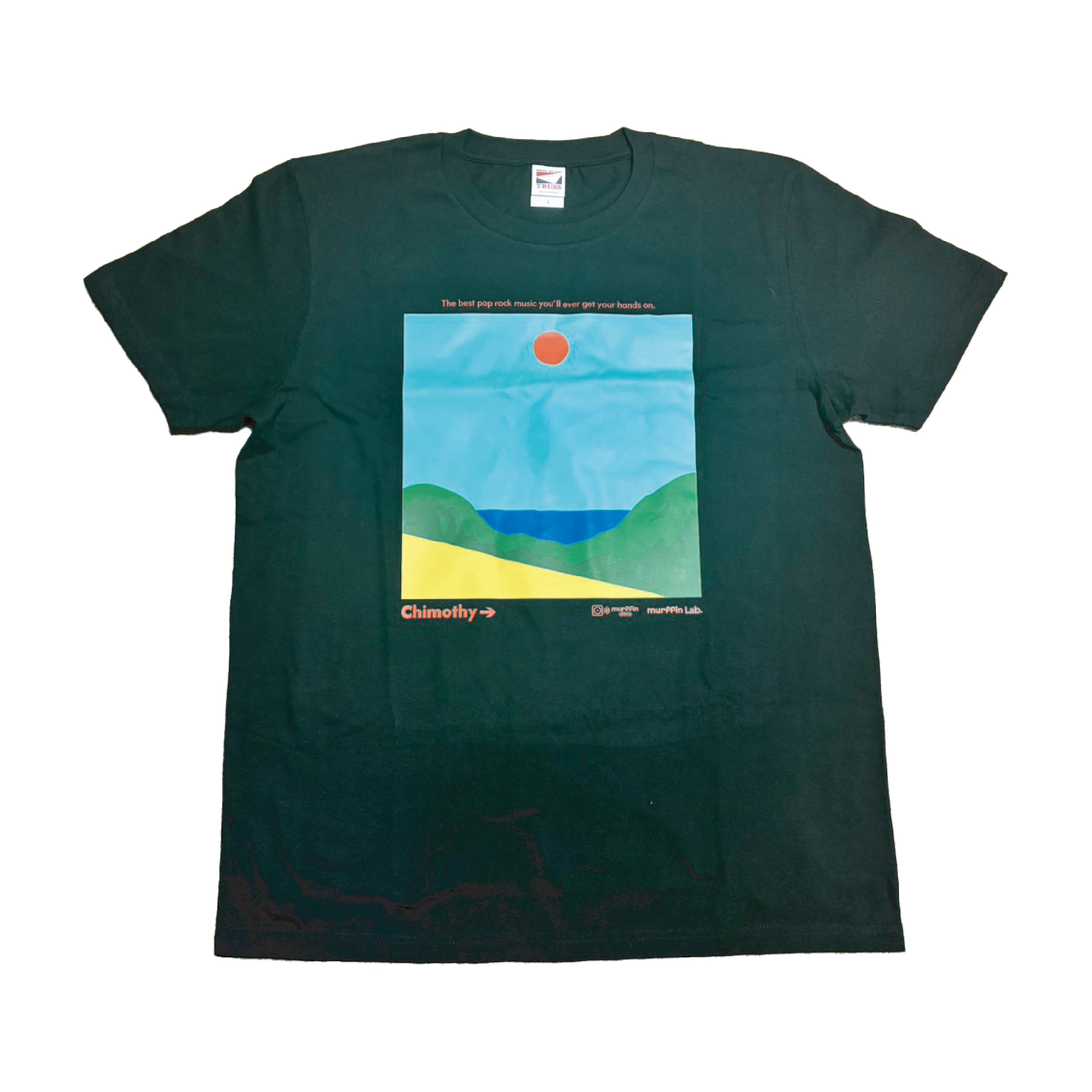 ひとつになる岬Tシャツ(ブラック)