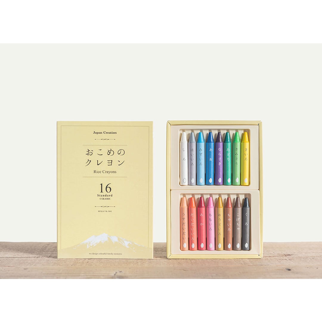おこめのクレヨン standard 16色の商品画像