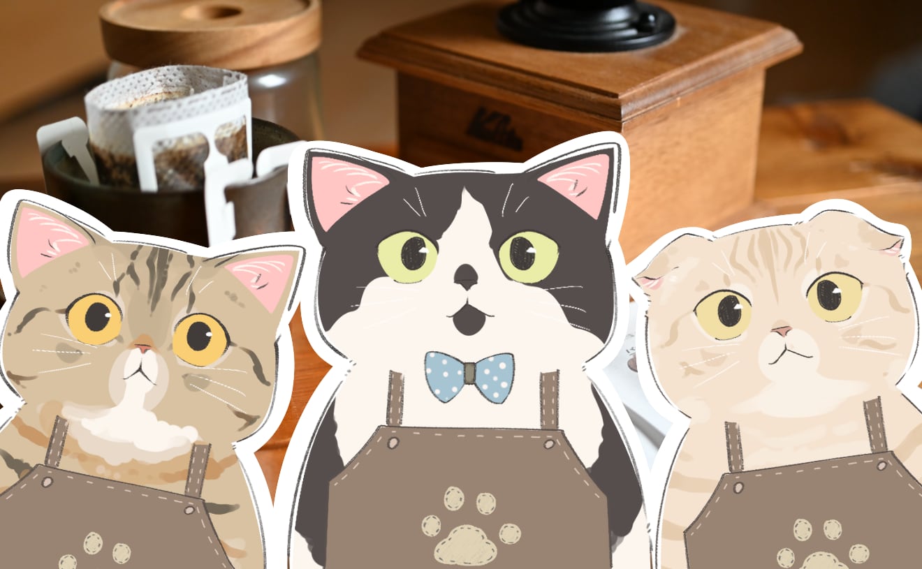 バリスタねこ制作