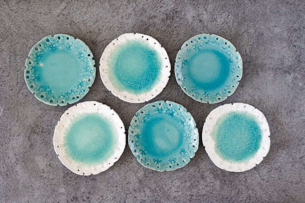 螢窯 サンゴ小皿