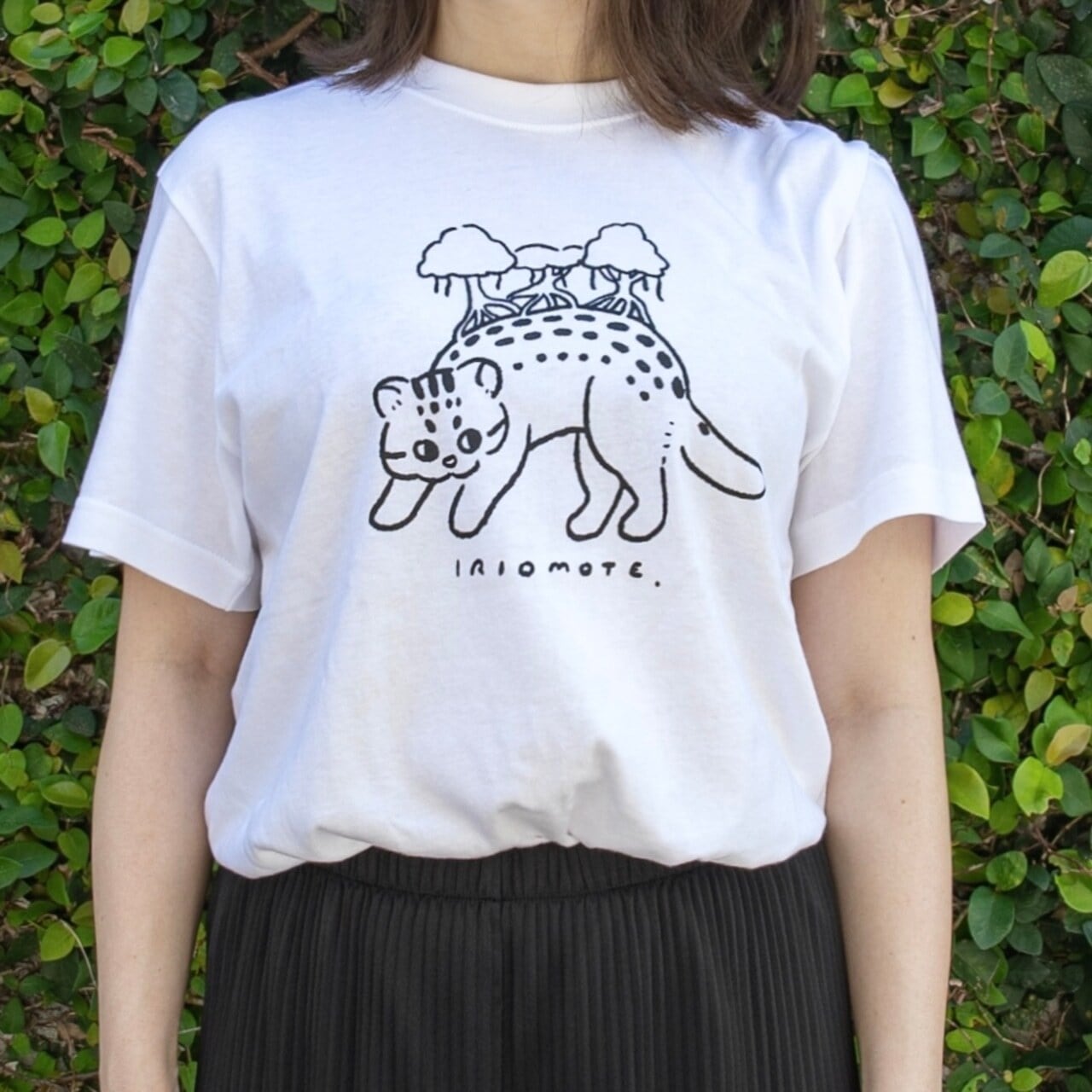 ハマダ豆丸デザイン　イリオモテTシャツ


