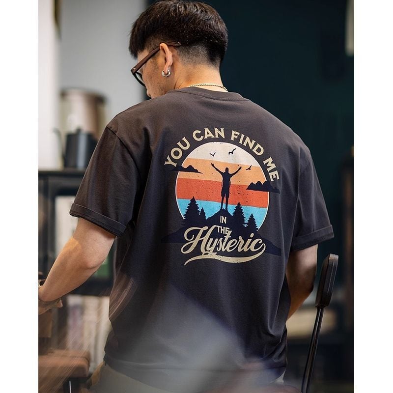 バックプリントグラフィックTシャツ 10108