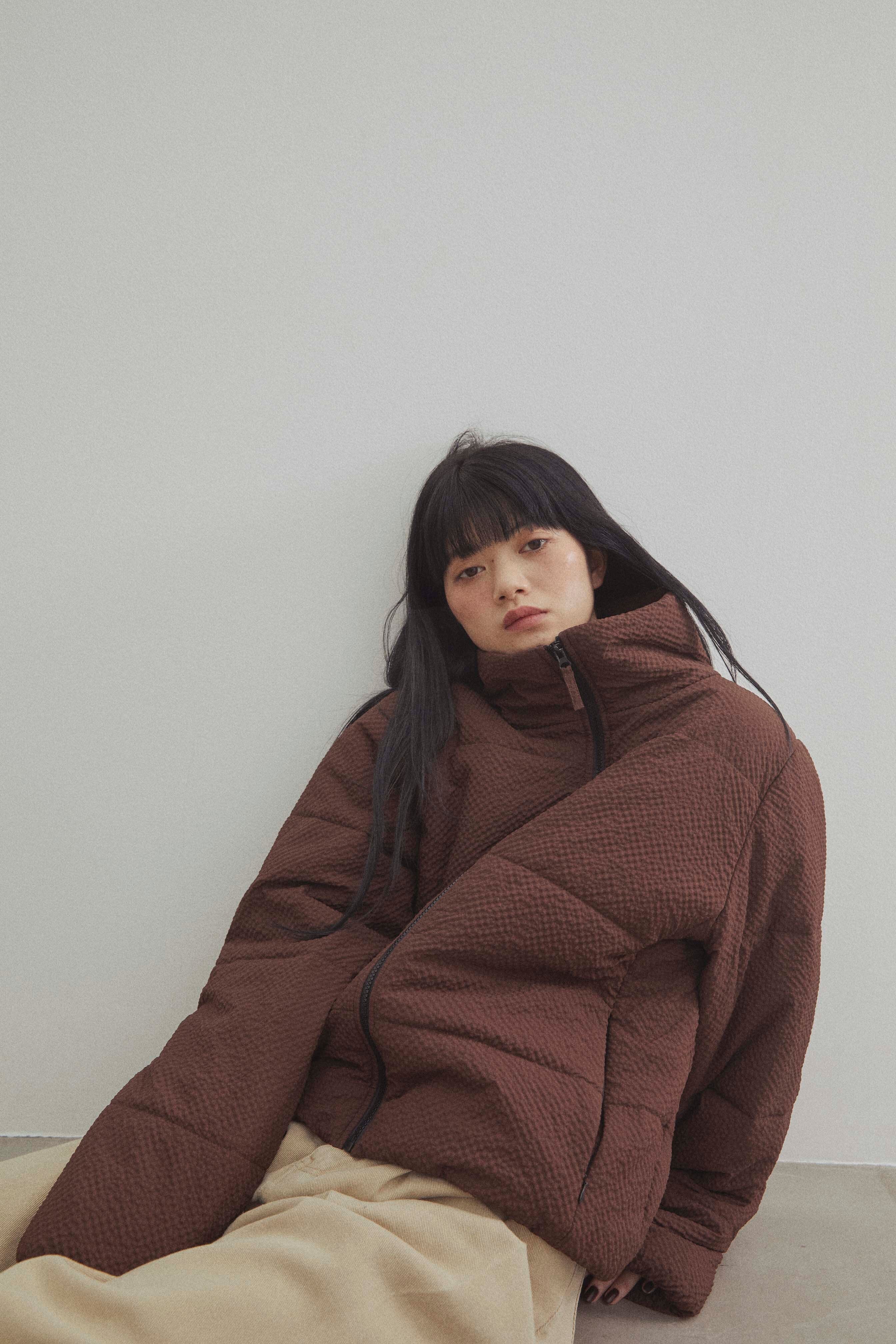 ワンピース dium. bustier set knit one-piece dium.